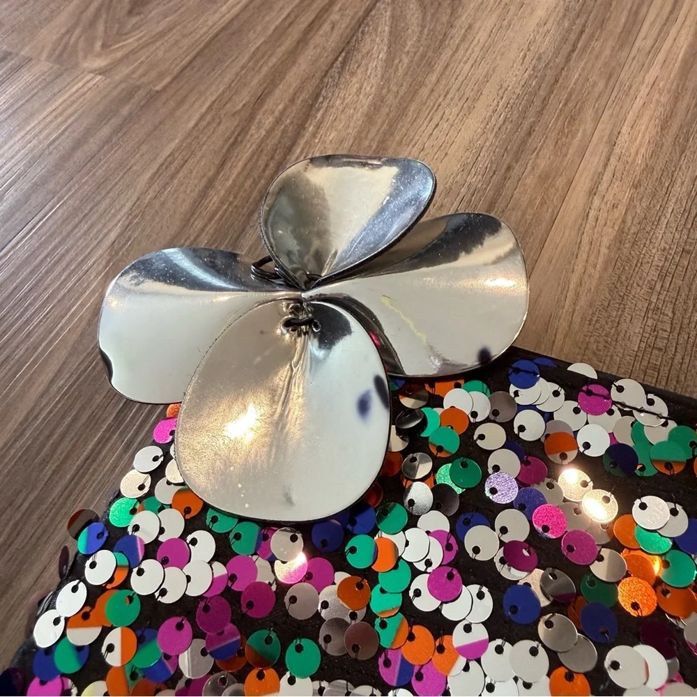 MAC Cosmetics Multicolor Sequin Cosmetic Clutch